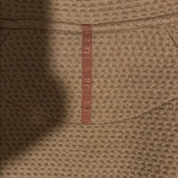 L.L. Bean Brown Quarter-Zip Sweatshirt - Picture 5 of 6
